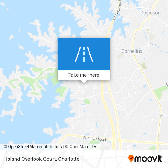 Island Overlook Court map
