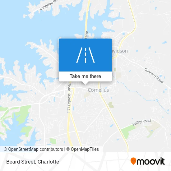 Beard Street map