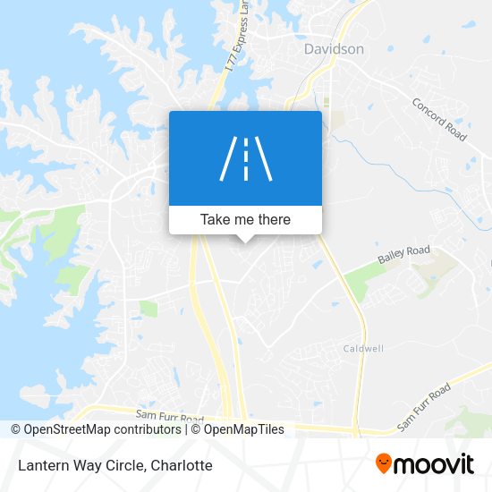 Lantern Way Circle map