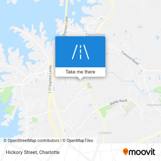 Mapa de Hickory Street