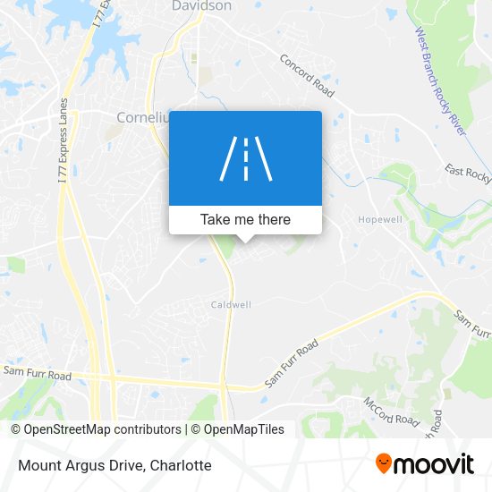 Mapa de Mount Argus Drive
