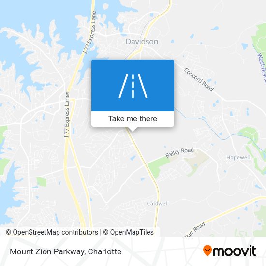 Mapa de Mount Zion Parkway