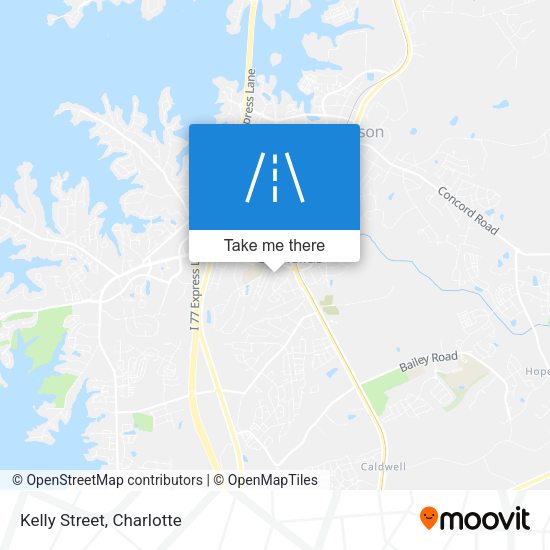 Mapa de Kelly Street