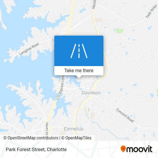 Park Forest Street map