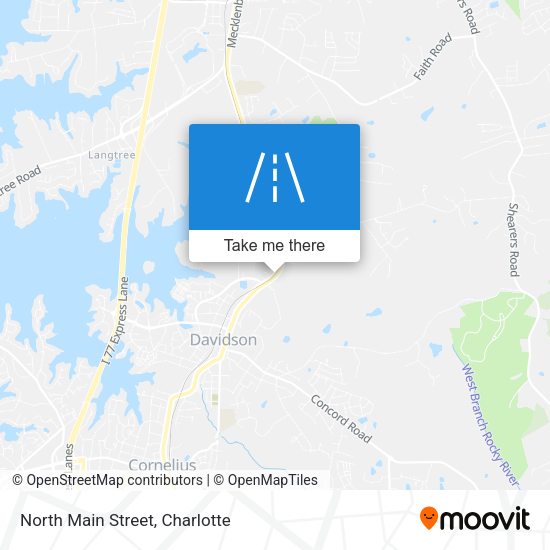 Mapa de North Main Street