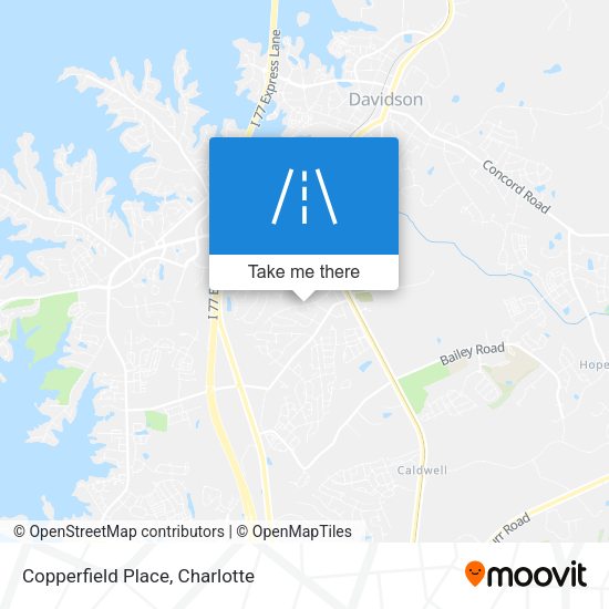 Mapa de Copperfield Place