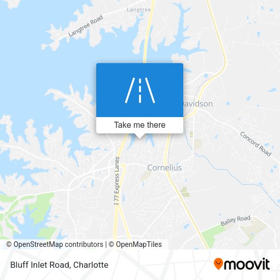 Mapa de Bluff Inlet Road