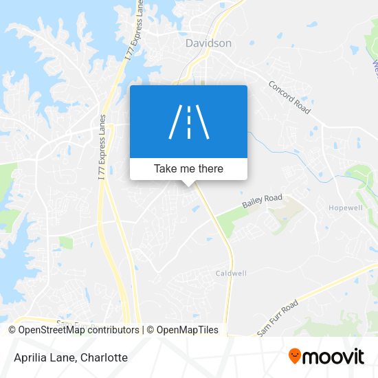 Mapa de Aprilia Lane