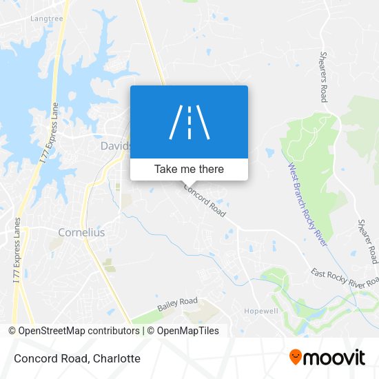 Mapa de Concord Road