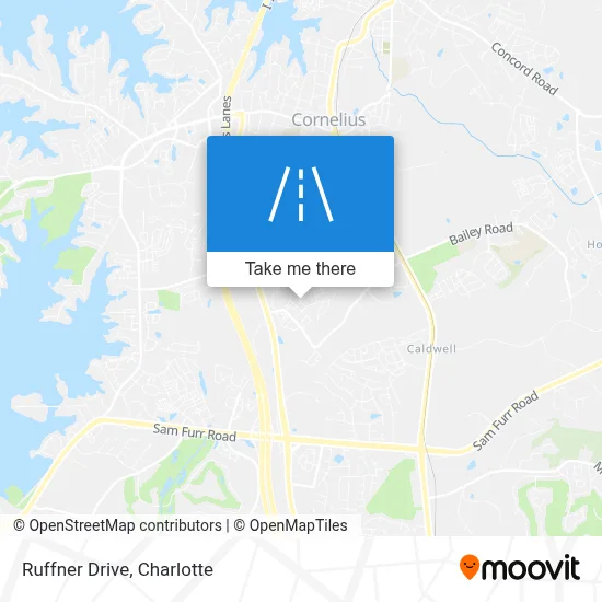 Ruffner Drive map