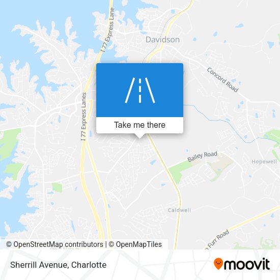 Mapa de Sherrill Avenue