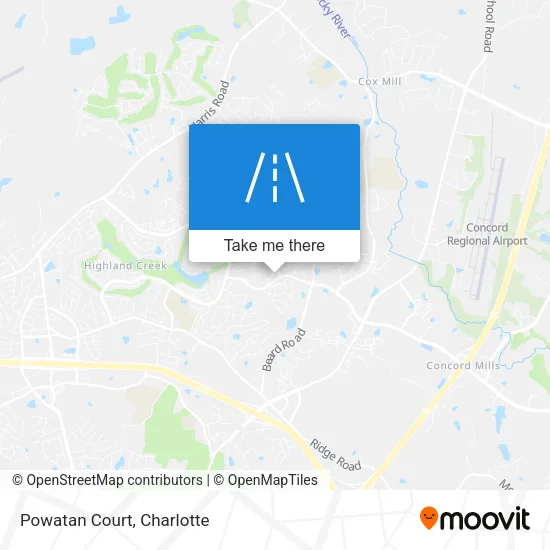 Powatan Court map