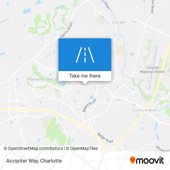 Accipiter Way map