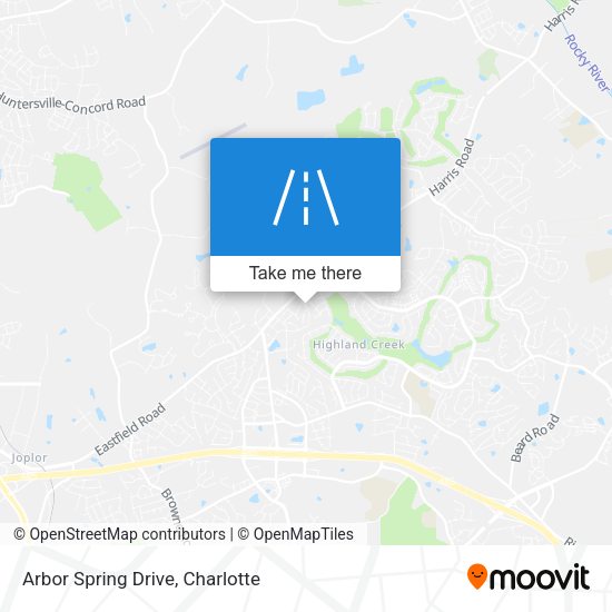 Arbor Spring Drive map