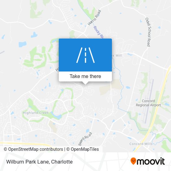 Mapa de Wilburn Park Lane