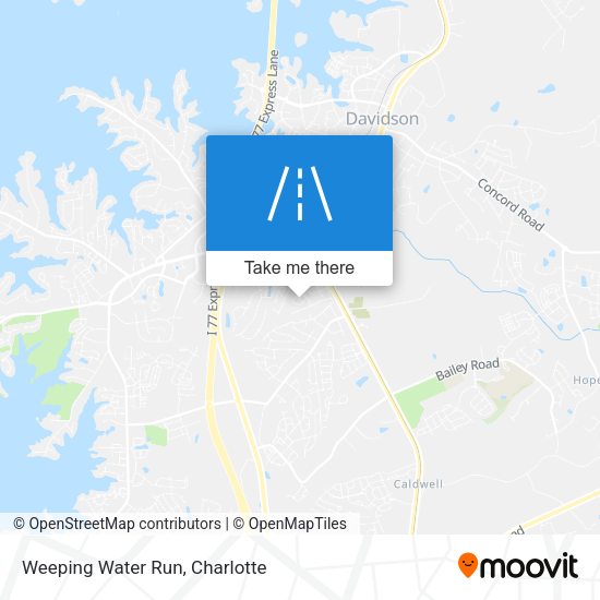 Weeping Water Run map