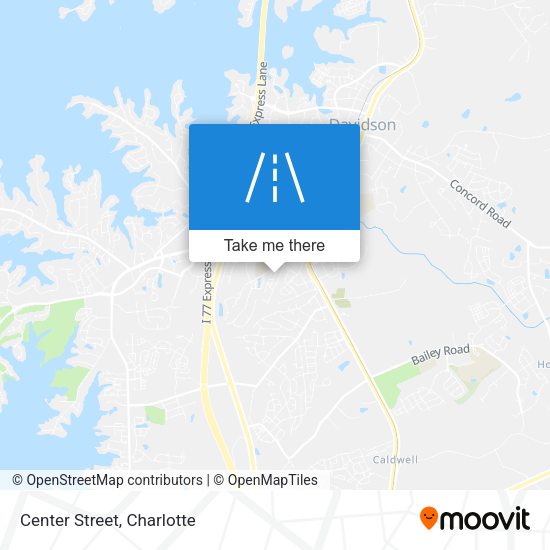 Mapa de Center Street