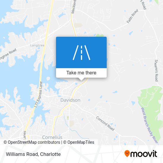 Mapa de Williams Road
