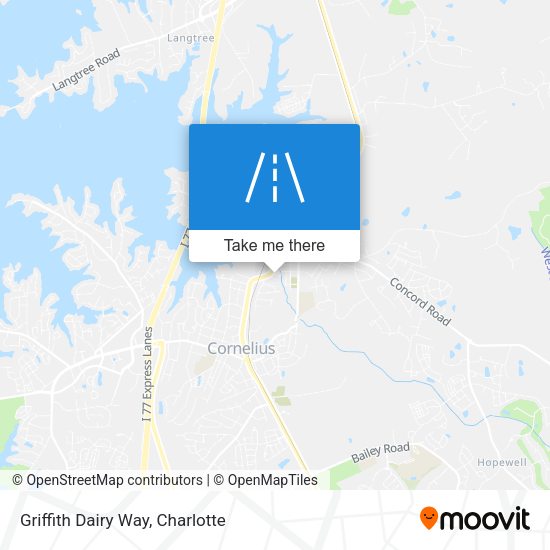 Mapa de Griffith Dairy Way