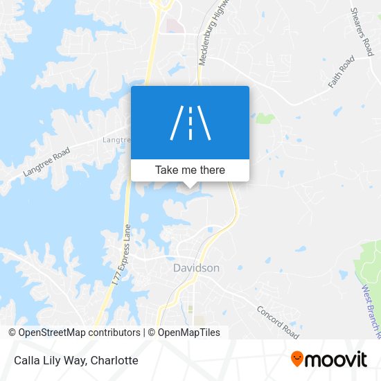 Mapa de Calla Lily Way