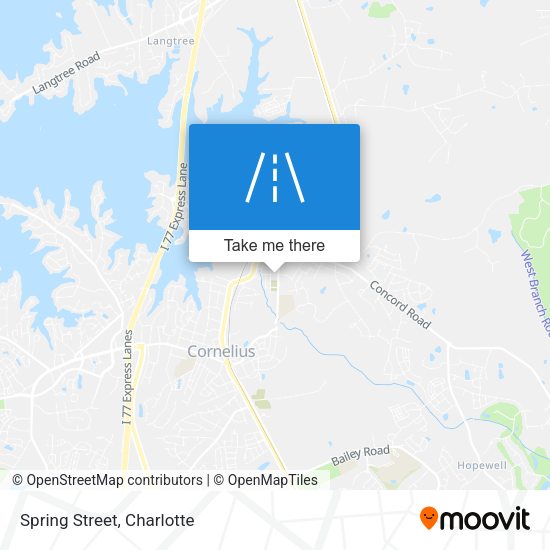 Mapa de Spring Street