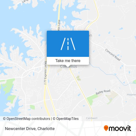 Newcenter Drive map