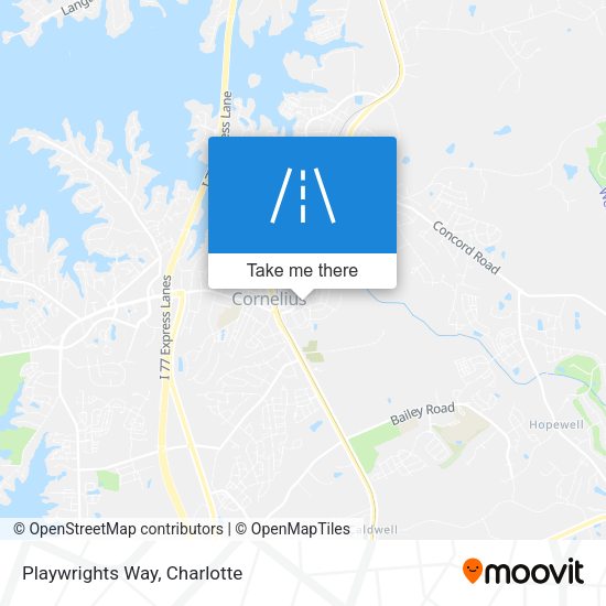 Playwrights Way map