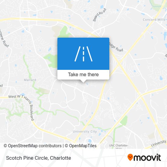 Scotch Pine Circle map