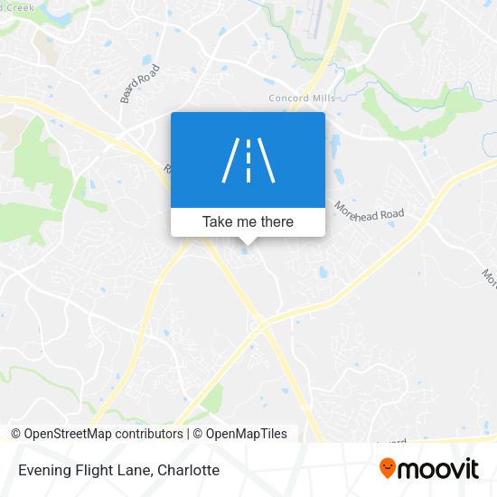 Evening Flight Lane map