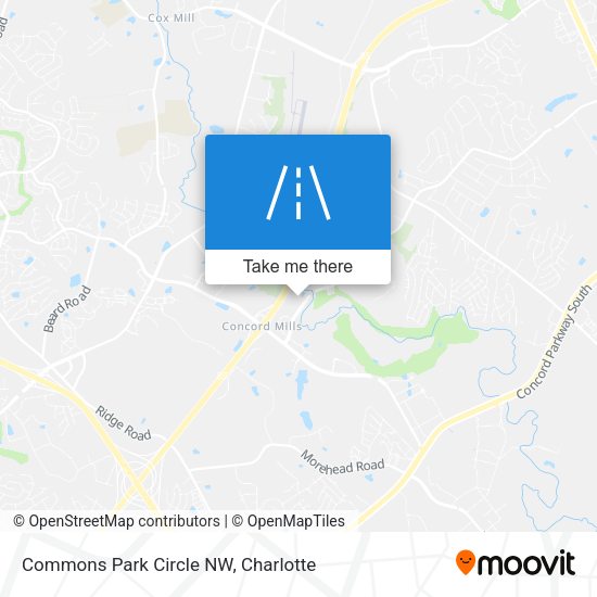 Commons Park Circle NW map