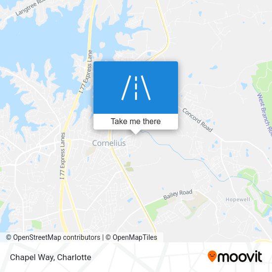 Mapa de Chapel Way