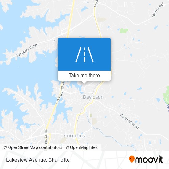 Mapa de Lakeview Avenue