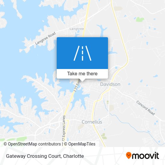 Gateway Crossing Court map