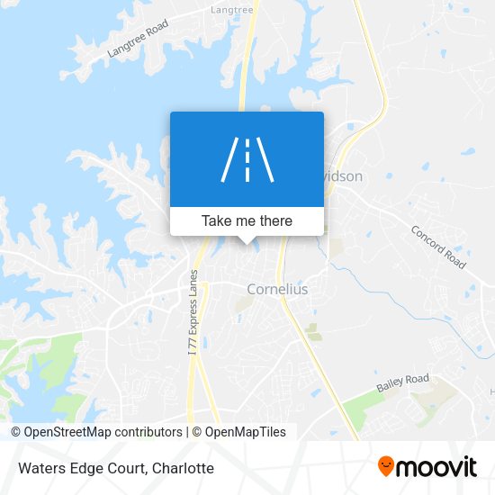 Waters Edge Court map