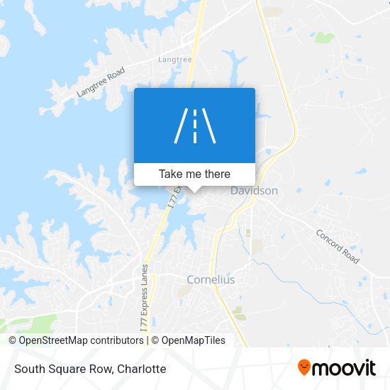 South Square Row map