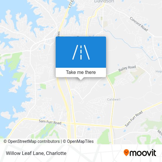 Willow Leaf Lane map
