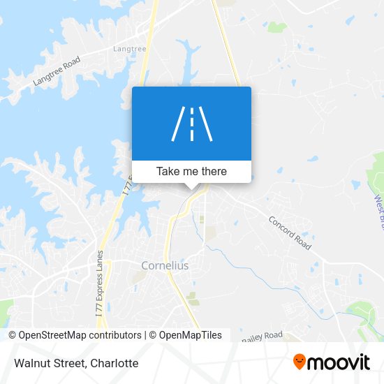 Mapa de Walnut Street