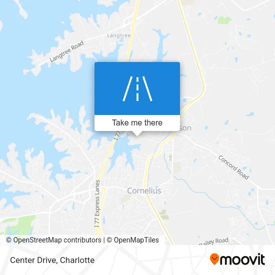 Center Drive map