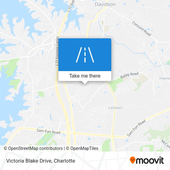 Victoria Blake Drive map