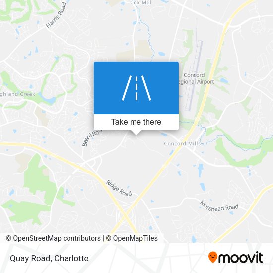 Mapa de Quay Road