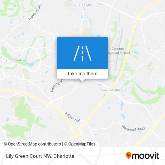Lily Green Court NW map