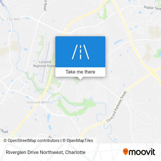 Mapa de Riverglen Drive Northwest