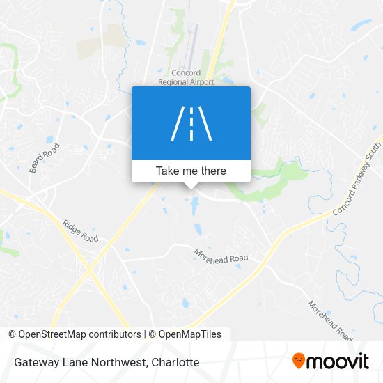 Gateway Lane Northwest map