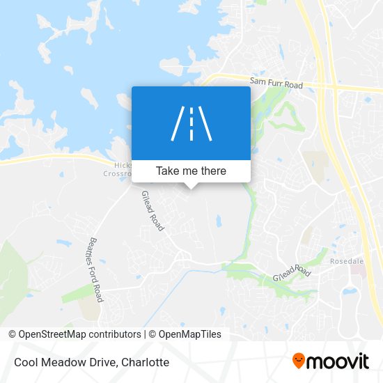 Cool Meadow Drive map