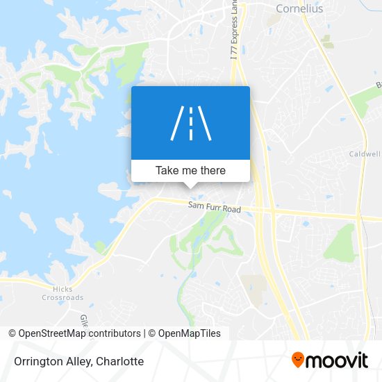 Mapa de Orrington Alley
