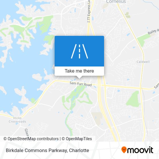 Birkdale Commons Parkway map