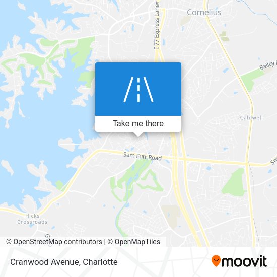 Mapa de Cranwood Avenue