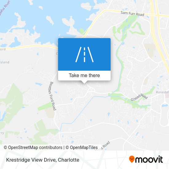 Krestridge View Drive map