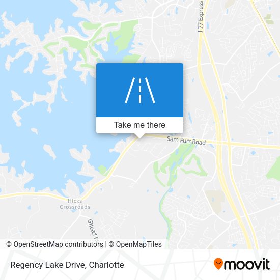 Regency Lake Drive map