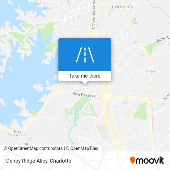 Mapa de Delrey Ridge Alley
